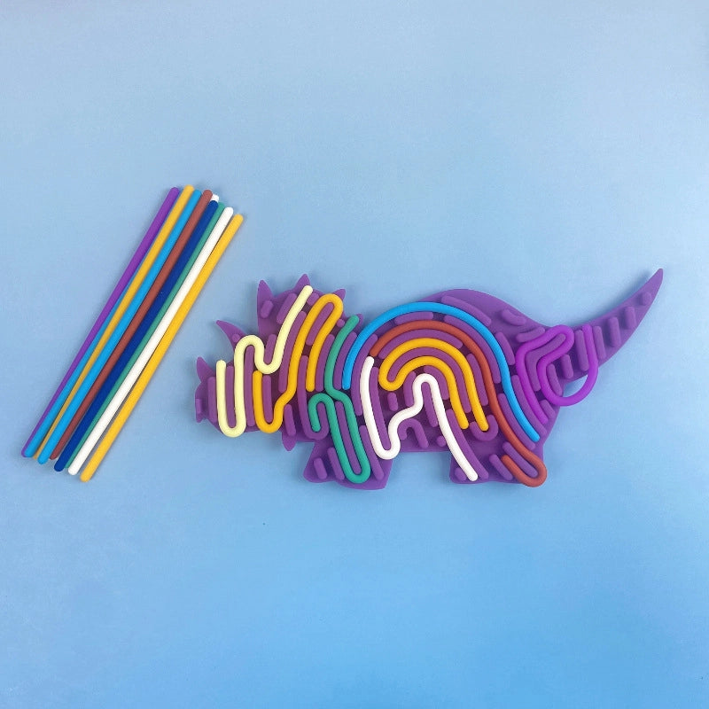 Creative Silicone Sensory Activity Board Children’s Educational Toys Food Grade BPA-free Twist Decompression Artifact