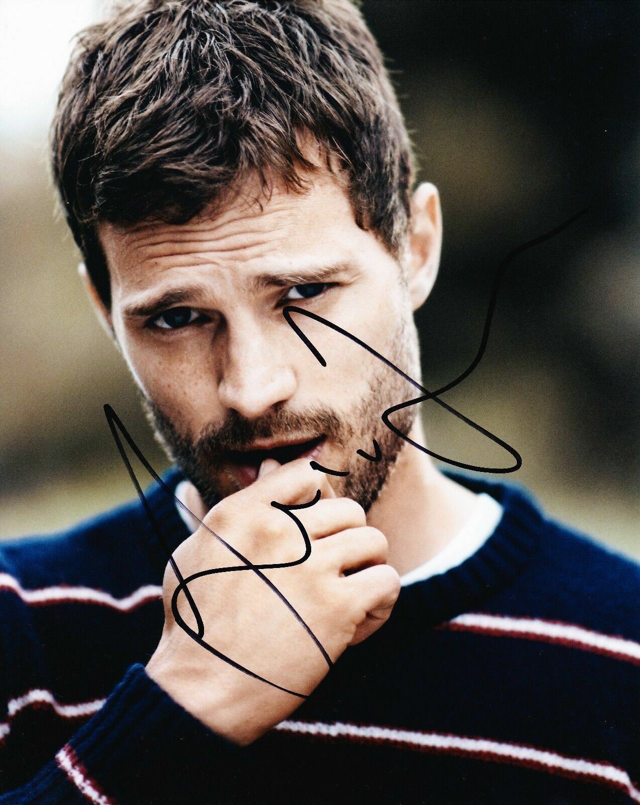 Jamie Dornan Signed 10X8 Photo Poster painting Fifty Shades of Grey AFTAL COA (5169)