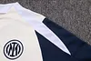 Joyfball 2025/2026 Internazionale Milan Half-Pull Training Suit Light yellow Football Jersey 1:1 Thai Quality Set