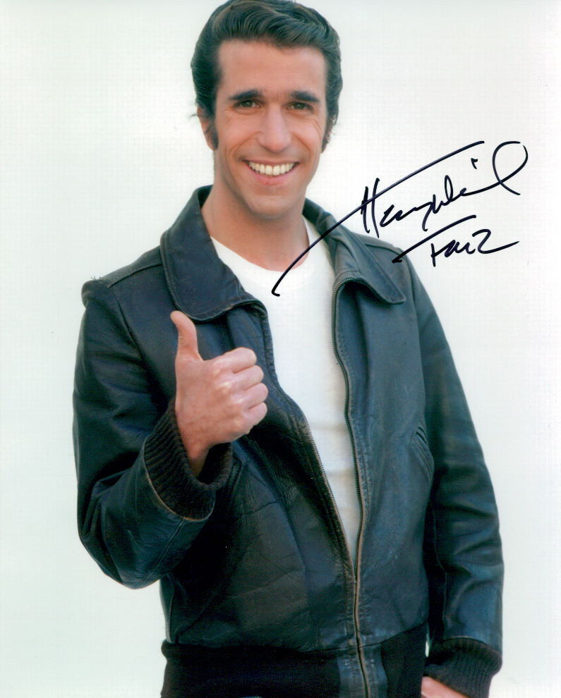 Henry Winkler (Happy Days) signed authentic 8x10 Photo Poster painting COA