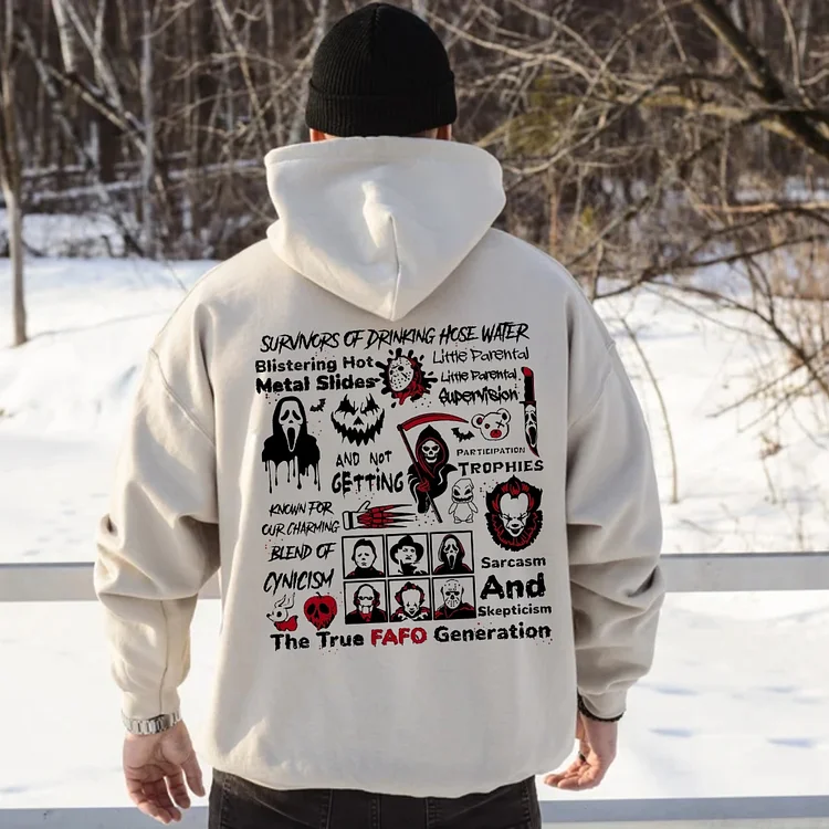 Gen X Halloween New Version Two Side Printing T-shirt/Crewneck/Hoodie
