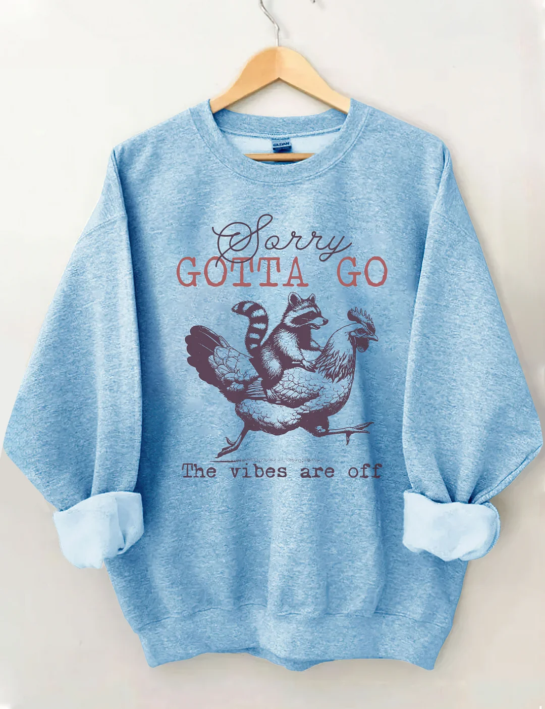 Sorry Gotta Go The Vibes Are Off Sweatshirt
