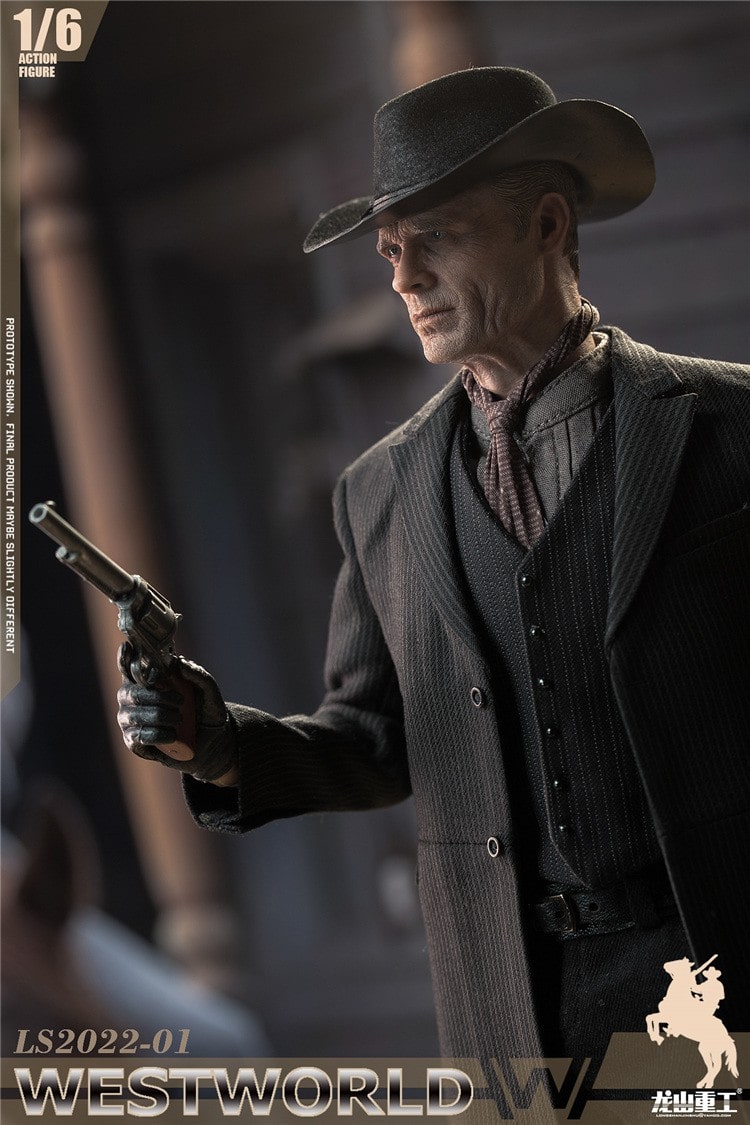 Pro-order Long San Heavy Industries Soldier Western Paradise Man In Black 1/6 Scale Action Figure LS2022-01A
