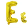 20PCS English Letters 16" Aluminum Film Golden Silver Rose Gold Balloons Birthday Party Decor