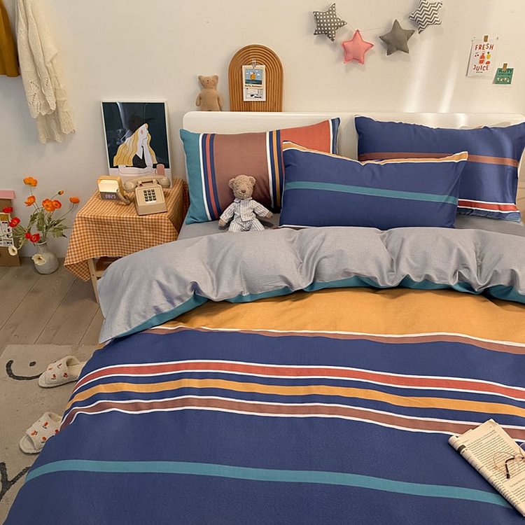 Cartoon Cotton Bedding Set Four Pieces  - Modakawa Modakawa