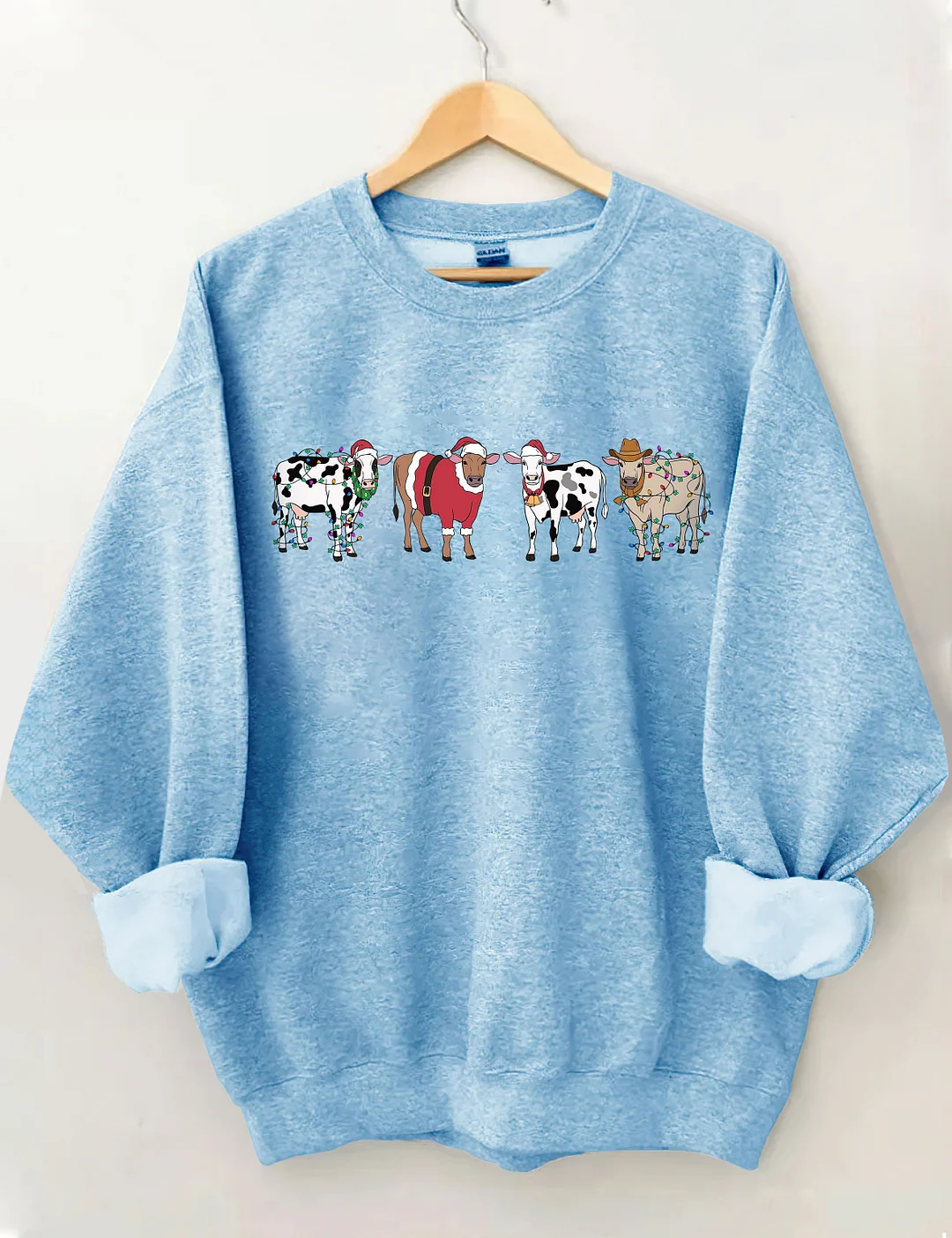 Cow Lover Christmas Sweatshirt