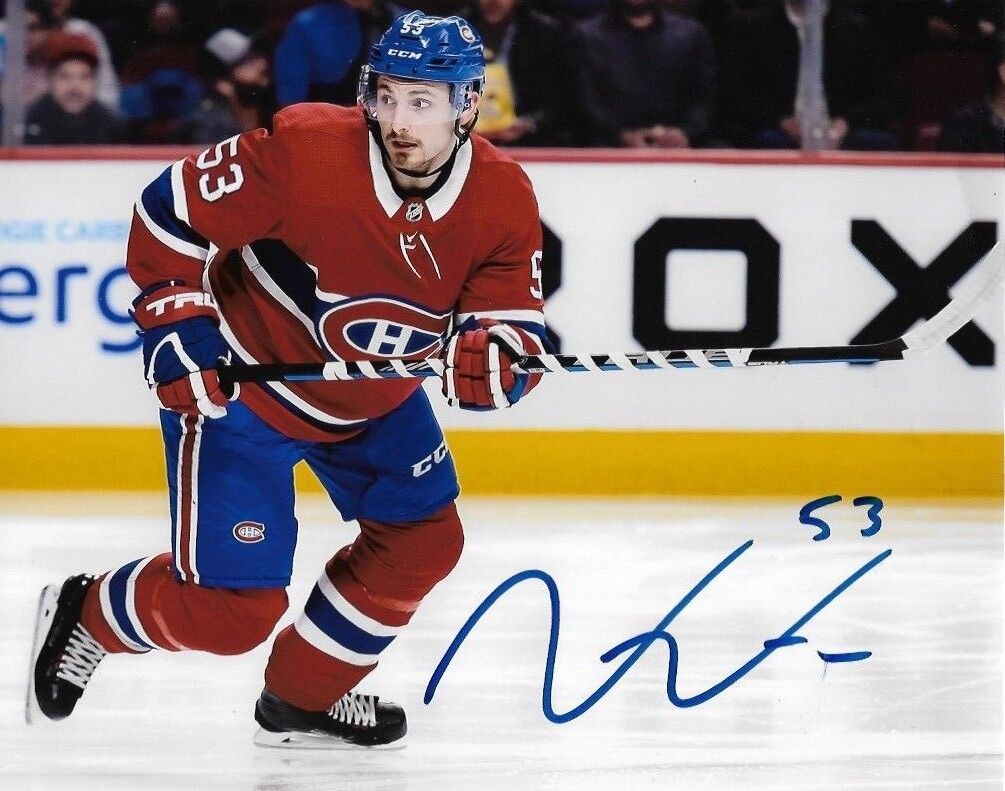 Montreal Canadiens Victor Mete Signed Autographed 8x10 NHL Photo Poster painting COA #3