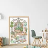 [Brand]In the Garden - 14CT Counted Cross Stitch - 29*44cm