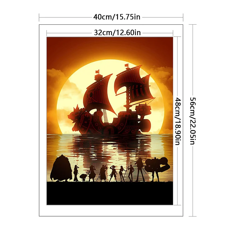 One Piece 11CT Stamped Cross Stitch 40*56CM