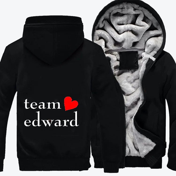 Team Edward, Slogan Fleece Jacket