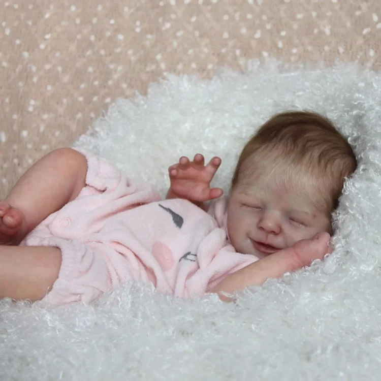  17" Real Lifelike Cloth Body Sleeping Reborn Newborn Baby Doll Girl Sevaray,Best Gift for Children - Reborndollsshop®-Reborndollsshop®