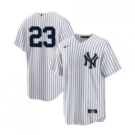 Men's New York Yankees #23 Don Mattingly White Cool Base Stitched Baseball Jersey GYJ7