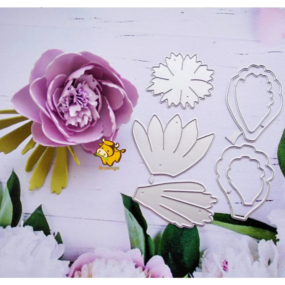 Beautiful Many Flower Series Metal Cutting Dies Stencil Template For DIY Scrapbooking Embossing Paper Cards Album Making Dies