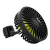 USB Car Fan 3 Speeds 360 Rotatable Car Seat Headrest Fan for Sedan SUV RV Truck