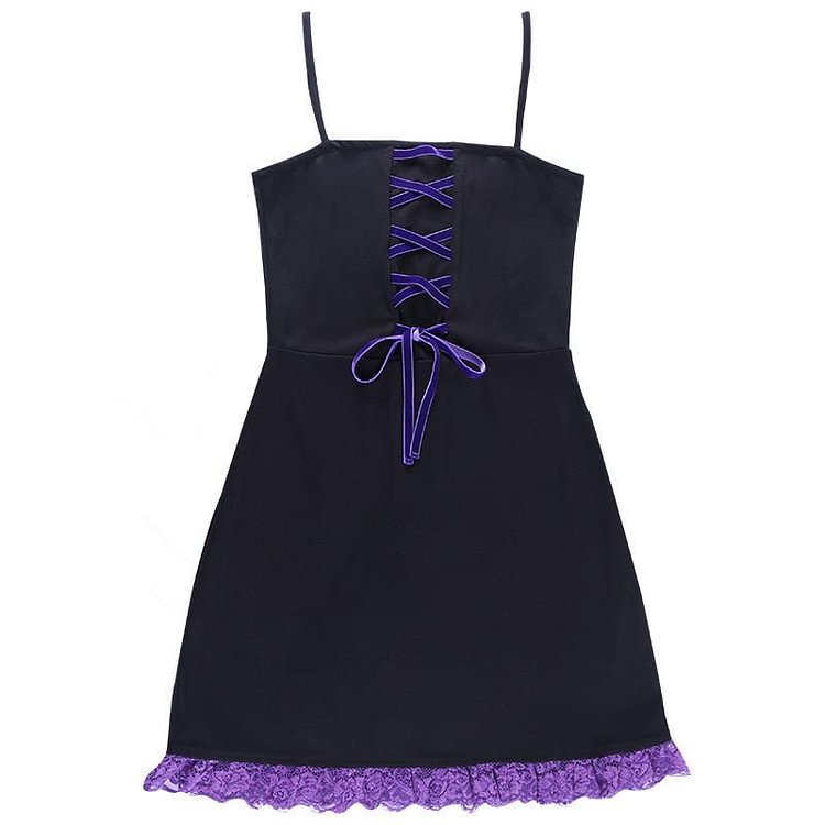 Bandage Lace Suspender Dress