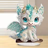 DIY Chinese Zodiac Dragon Diamond Painting Desktop Ornament