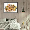 >SALE<5D DIY Full Round Drill Diamond Painting Sunflower Drink Kit Home Decor 40x30cm