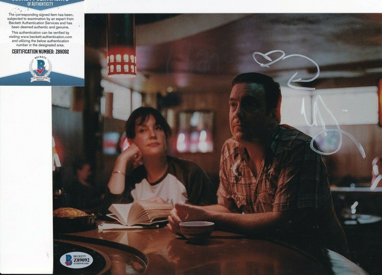 MACON BLAIR signed (BLUE RUIN) Dwight Movie autographed 8X10 BECKETT BAS Z89092