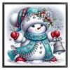 (Multi-Style) Cute Snowman-18CT Stamped Cross Stitch 30*30cm/11.81*11.81in tapestrymarket
