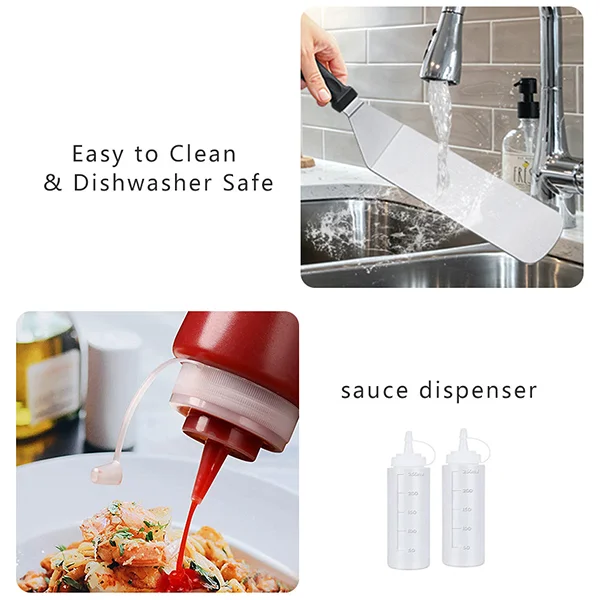 SAKER® BBQ Spatula and Holder Set