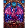 uk.everydayedeals (Limited Stock)Cross Stitch - 14ct Stamped - Peinture en verre-pt&eacute;rosaure (40*55cm)