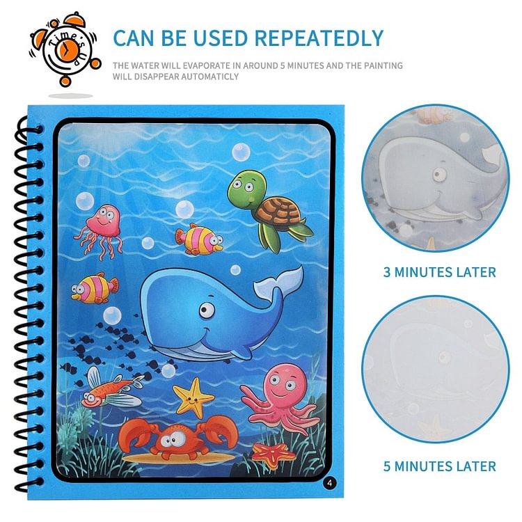 Magic Water Drawing Book For Kids