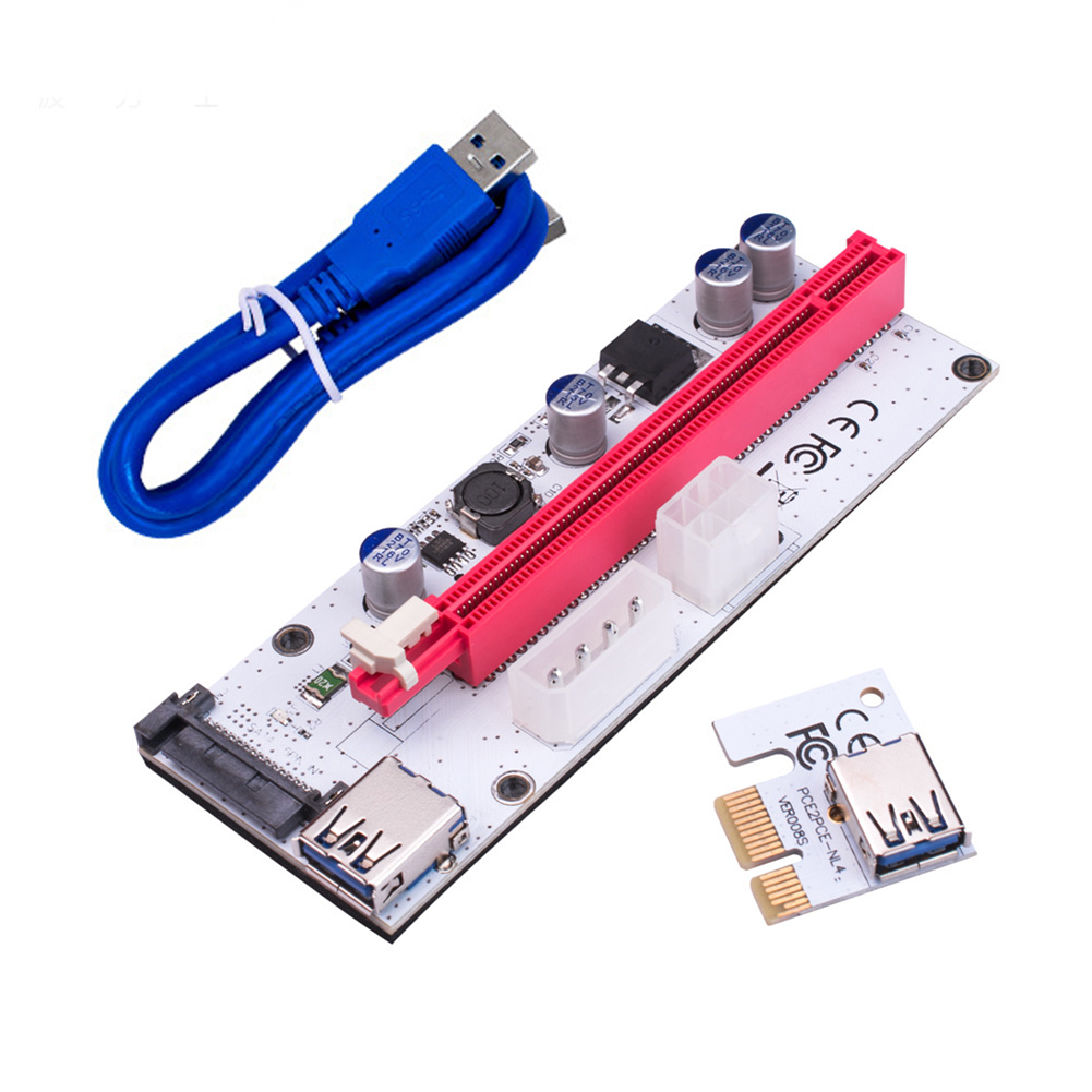 

USB 3.0 PCI-E Graphics Card Riser PCI Express 1X to 16X Extension Adapter, 501 Original