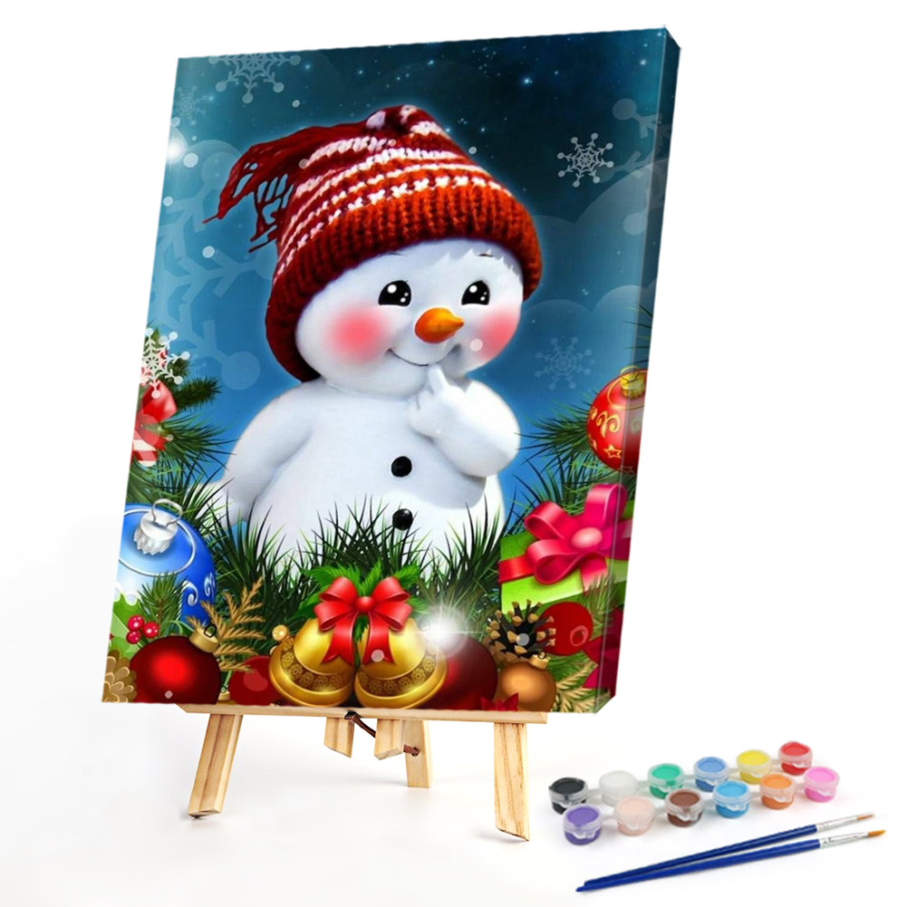 

40*50CM - Paint By Numbers - Snowman, 501 Original