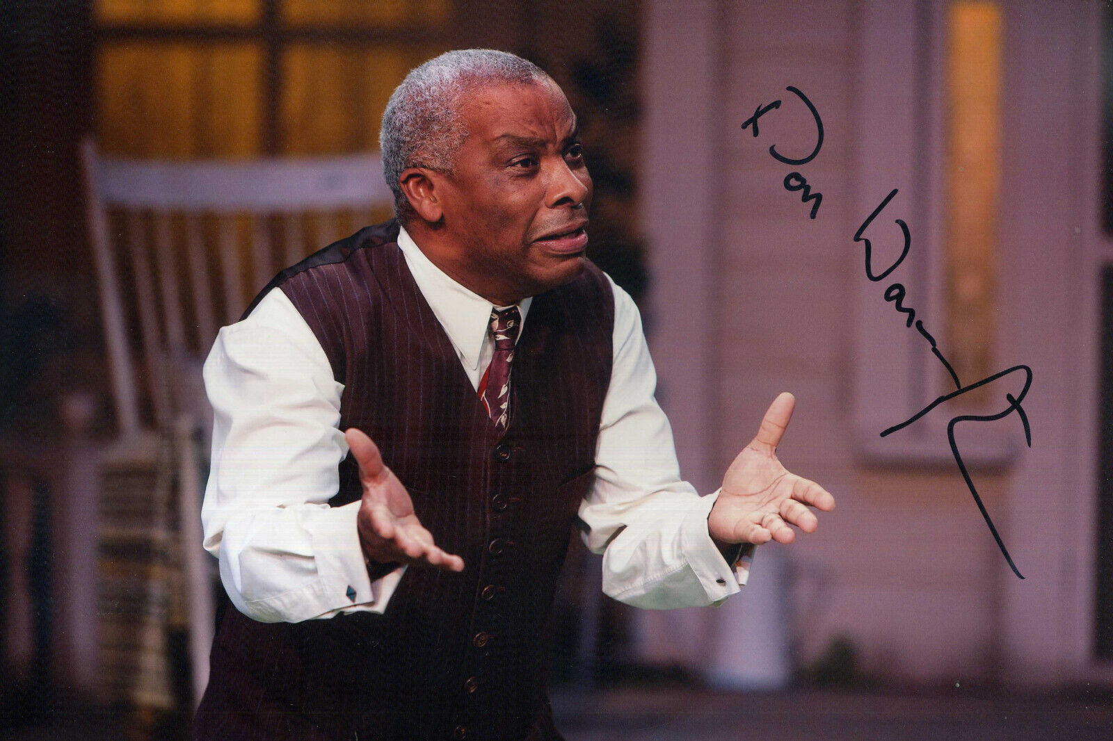 DON WARRINGTON Signed Photo Poster paintinggraph - TV & Film Actor / RISING DAMP - preprint