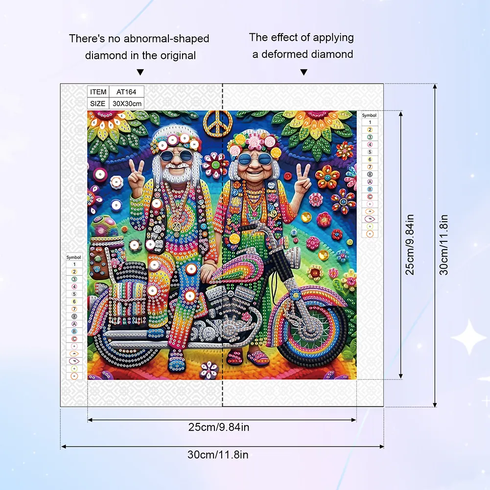 Diamond Painting - Partial Special Shaped Drill - Grandma(Canvas|30*30cm)