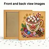 25x25cm DIY Pearl Painting Kit with Frame Self-Adhesive Canvas