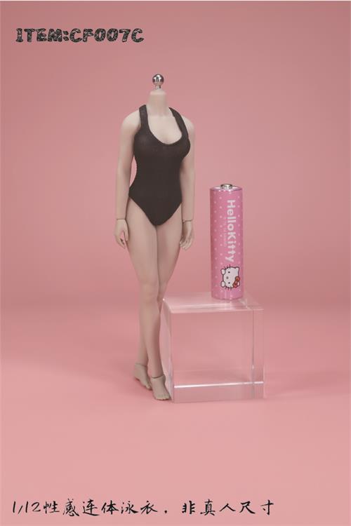 【In Stock】CF007 1/12 sexy one-piece swimsuit beach suit female soldier swimsuit