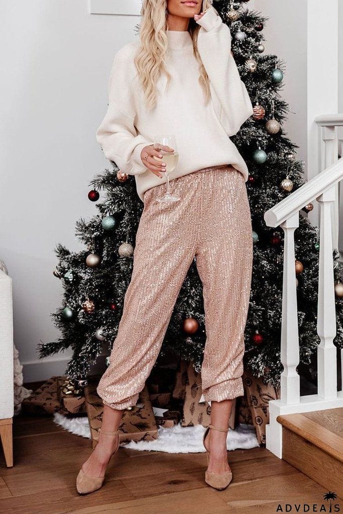 Show Your Sparkle Sequin Joggers