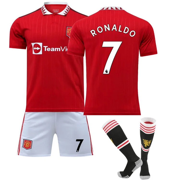 Cristiano Ronaldo Manchester United 22/23 Youth Home Jersey by