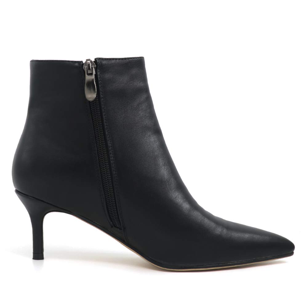 60mm Women's Ankle Boots Closed Pointed Toe Stilettos Booties-MERUMOTE