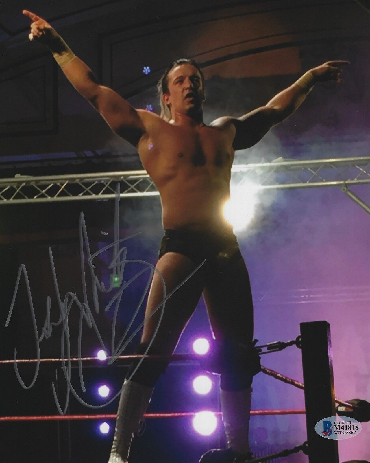 Jay White Signed 8x10 Photo Poster painting BAS COA New Japan Pro Wrestling Bullet Club Auto'd 4