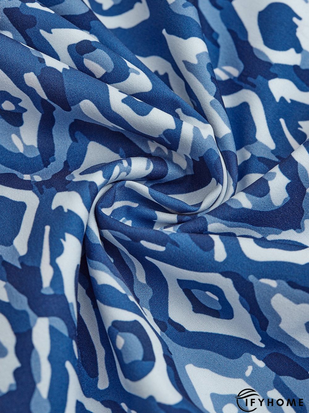 Women's Holiday Weekend Geometric Buttoned V Neck 3/4 Sleeve Casual shirt | IFYHOME