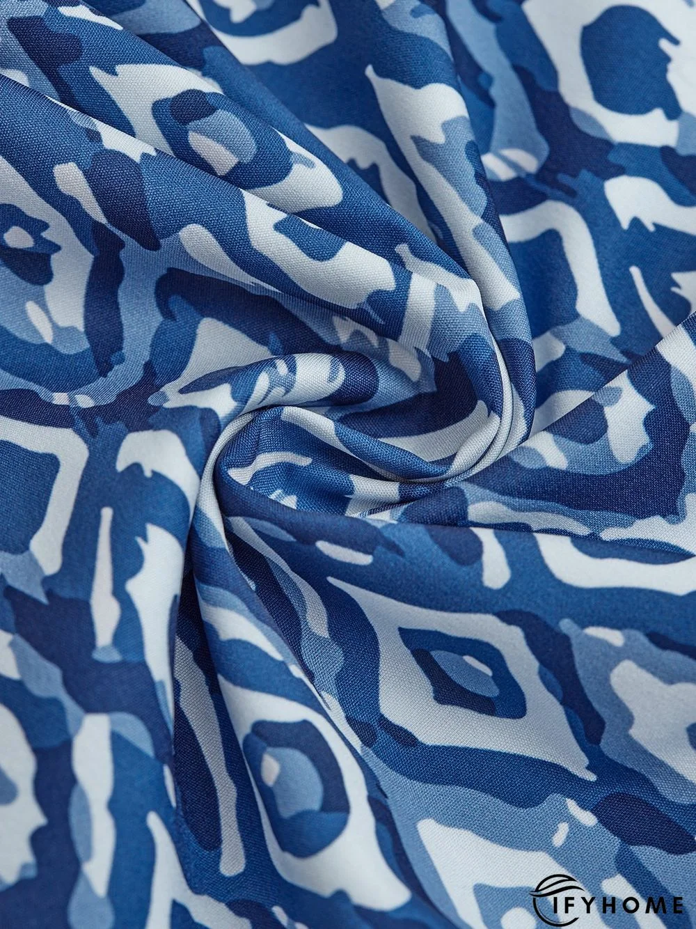 Women's Holiday Weekend Geometric Buttoned V Neck 3/4 Sleeve Casual shirt | IFYHOME