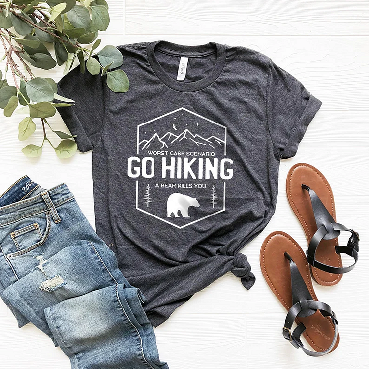 AL™ Go Hiking T-Shirts Tees-xn0703-4-Annaletters