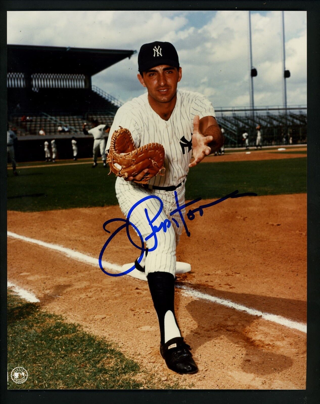 Joe Pepitone Autographed Signed 8 X 10 Photo Poster painting w/ JSA auth Yankees