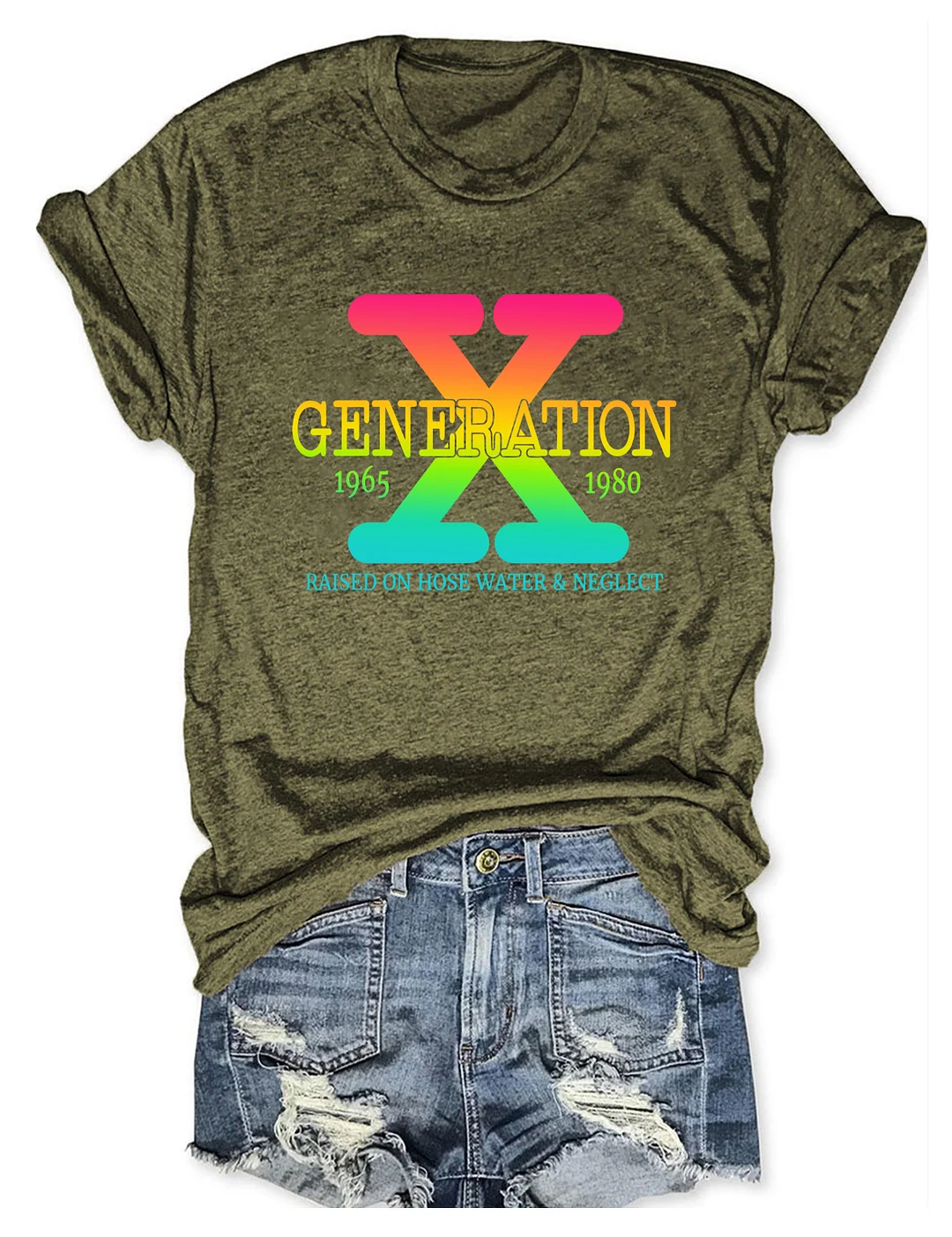 Generation X Raised on Hose Water & Neglect T-shirt