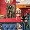 [Grande Taille]Pin up girls - Panneaux en &eacute;tain m&eacute;tallique(30*40cm)