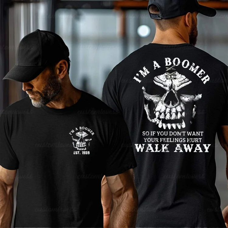 Custom Year I'm A Boomer T-shirt