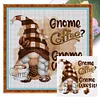 (Multi Style)[Multi-Style]Coffee Gnome-Full Embroidery 3 Strands 11CT Stamped Cross Stitch-40*40CM