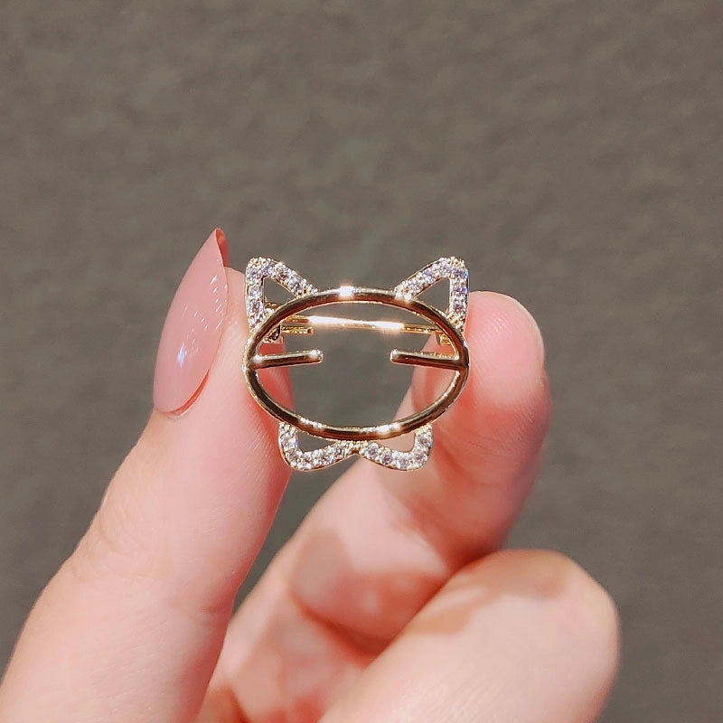 Small Brooch Bow Anti-slip Brooch High-grade Chest Sewn-free Shirt Anti-slip Buckle Pin