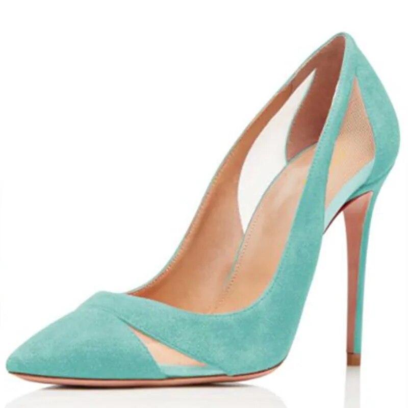 TAAFO Women's Shoes High Heels Show Banquet Shoes Women's Shoes Pointed Toe Pumps