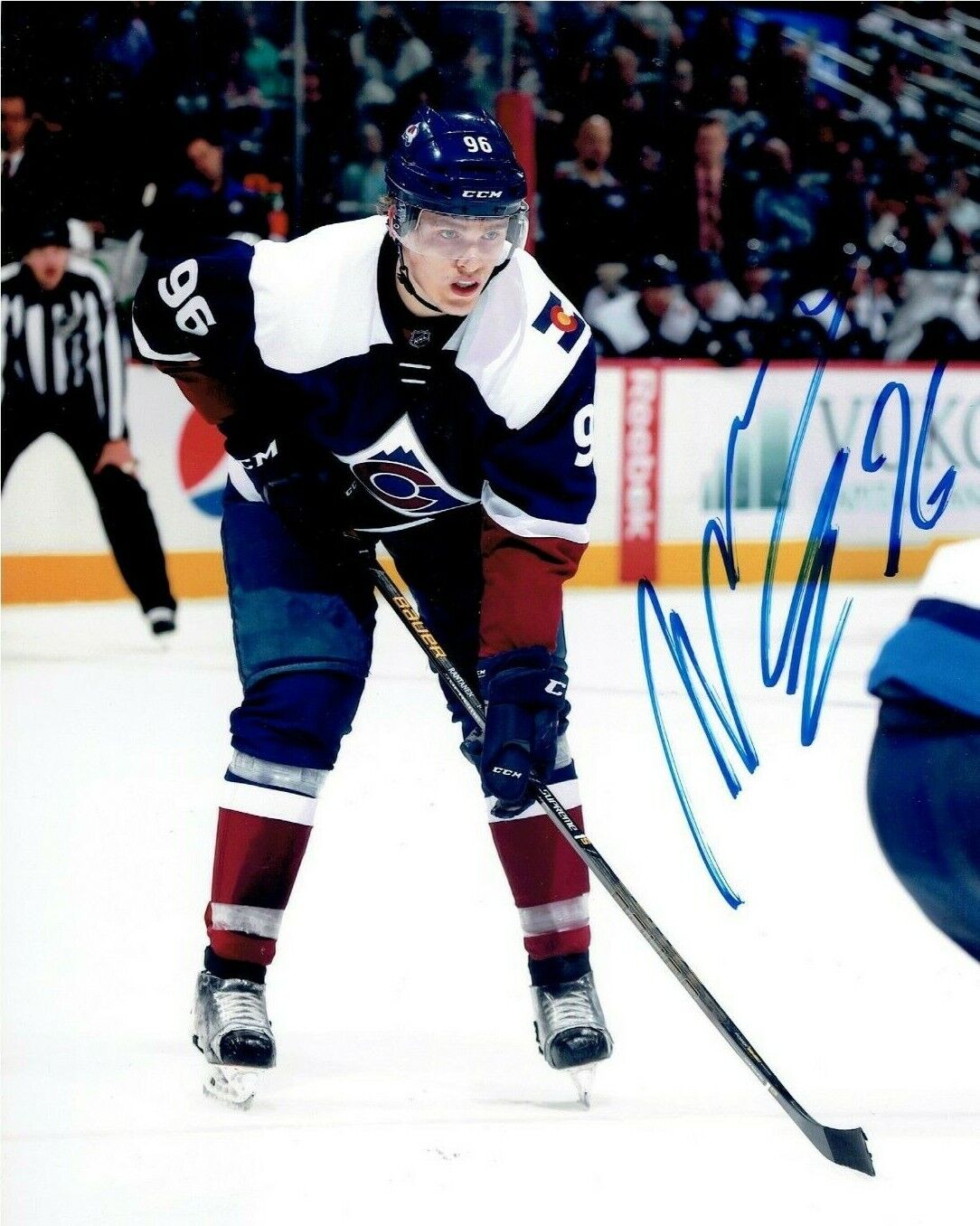 MIKKO RANTANEN autographed SIGNED COLORADO AVALANCHE 8X10 Photo Poster painting #3