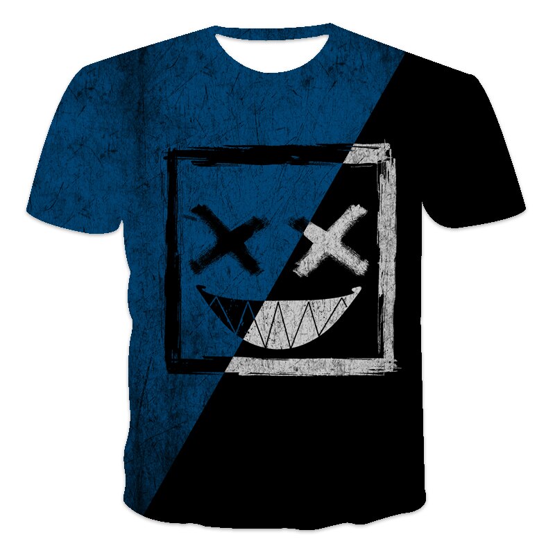 

Smiling Face - 3D Printed Men T Shirt, Xxxl, 501 Original