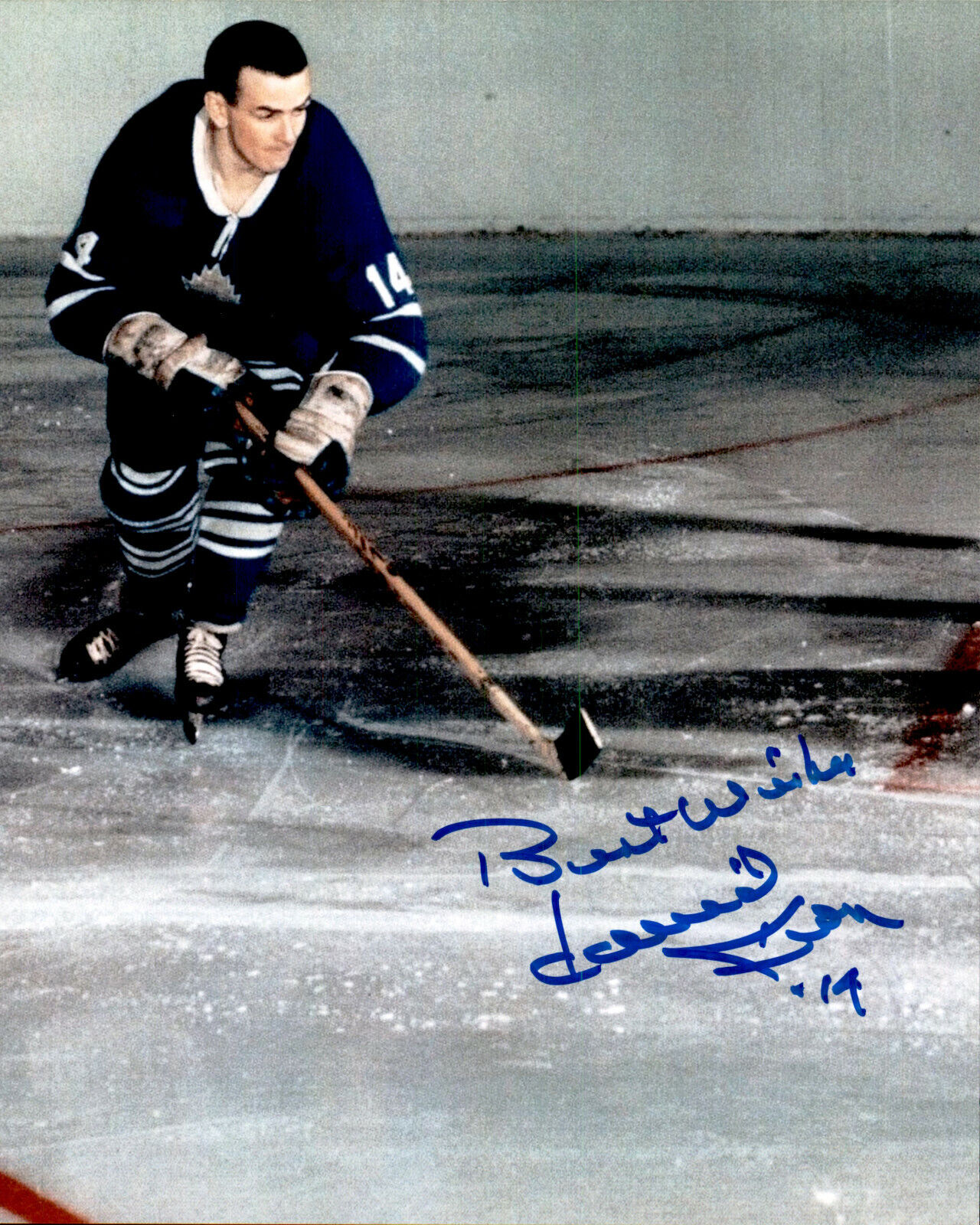 Dave David Keon SIGNED autographed 8x10 Photo Poster painting TORONTO MAPLE LEAFS