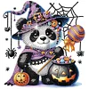 Diamond Painting - Partial Special Shaped Drill - Halloween Panda(Canvas|30*30cm)